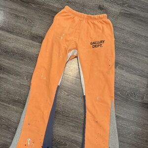 Gallery Dept Kids Orange and Blue Sweatpants
